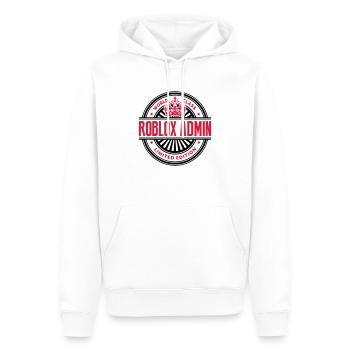 World class roblox admin limited edition best logo - Men’s Premium Organic Hoodie - white - Front - Nico (187cm)