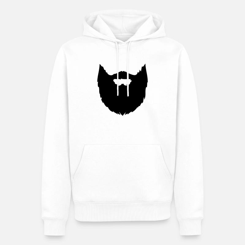 bart_01 - Sweat à capuche Premium bio Homme - blanc