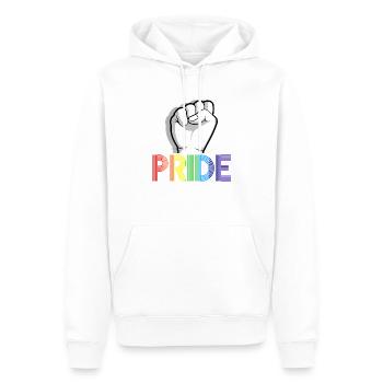 LGBTQ Pride Retro Shirt Gift Birthday Faust - Men’s Premium Organic Hoodie - white - Front - Nico (187cm)