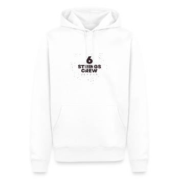 Bass 6 Saiten - Männer Premium Bio Hoodie - Weiß - Vorne - Nico (187cm)