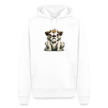 Argi der Streuer - Männer Premium Bio Hoodie - Weiß - Vorne - Nico (187cm)