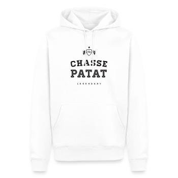Chasse Pommes - Männer Premium Bio Hoodie - Weiß - Vorne - Nico (187cm)