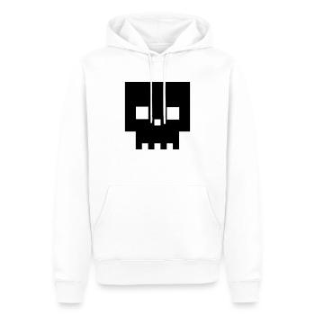 Langweiler - Männer Premium Bio Hoodie - Weiß - Vorne - Nico (187cm)