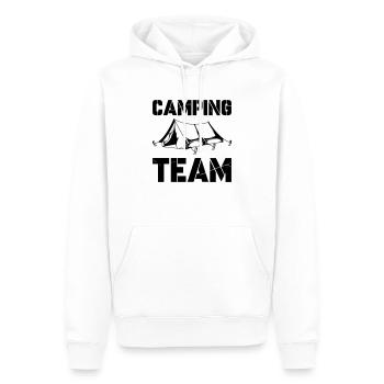Camping Team - Männer Premium Bio Hoodie - Weiß - Vorne - Nico (187cm)