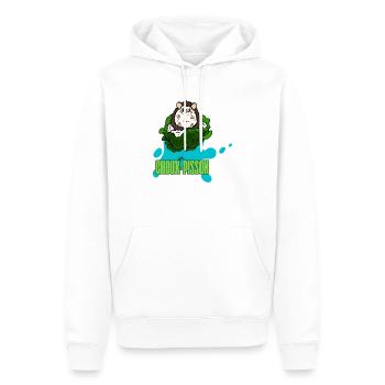 Choupisson - Sweat à capuche Premium bio Homme - blanc - Devant - Nico (187cm)