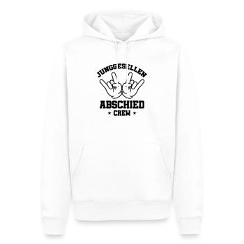 Junggesellenabschied Crew Jga Party - Männer Premium Bio Hoodie - Weiß - Vorne - Nico (187cm)