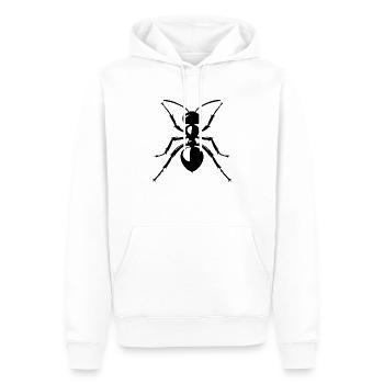 Ameise - Männer Premium Bio Hoodie - Weiß - Vorne - Nico (187cm)