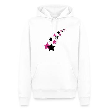 Sterne - Männer Premium Bio Hoodie - Weiß - Vorne - Nico (187cm)