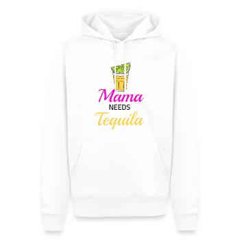 Mama needs Tequila - Männer Premium Bio Hoodie - Weiß - Vorne - Nico (187cm)