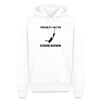 Bungee Jumping Evolution Sport Fun - Men’s Premium Organic Hoodie - white - Front - Nico (187cm)