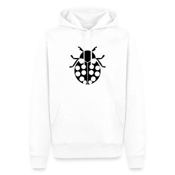 Marienkäfer - Männer Premium Bio Hoodie - Weiß - Vorne - Nico (187cm)