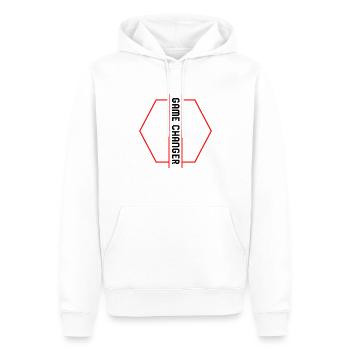 Game changer Game decider Game decision - Men’s Premium Organic Hoodie - white - Front - Nico (187cm)