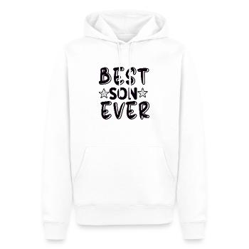 Best Son Ever - Männer Premium Bio Hoodie - Weiß - Vorne - Nico (187cm)