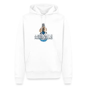 Aerobatic Paragliding - Men’s Premium Organic Hoodie - white - Front - Nico (187cm)