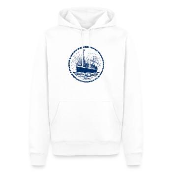 Wassersport - Männer Premium Bio Hoodie - Weiß - Vorne - Nico (187cm)