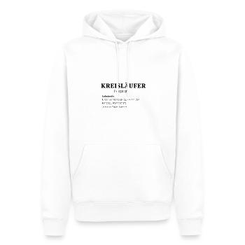 Lustig Handball Kreisläufer - Männer Premium Bio Hoodie - Weiß - Vorne - Nico (187cm)