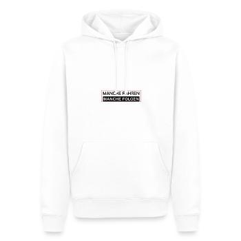 Manche fahren manche folgen Auto Fahrlehrer Taxi - Männer Premium Bio Hoodie - Weiß - Vorne - Nico (187cm)