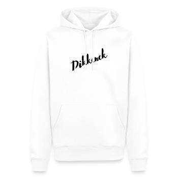 Dikkenek – T-shirt Bruxelles Frimeur - Sweat à capuche Premium bio Homme - blanc - Devant - Nico (187cm)