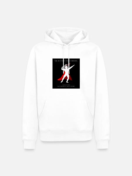 Stark - Männer Premium Bio Hoodie - Weiß
