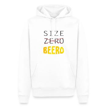 Saufen Spruch Geschenk Party Bier - Männer Premium Bio Hoodie - Weiß - Vorne - Nico (187cm)