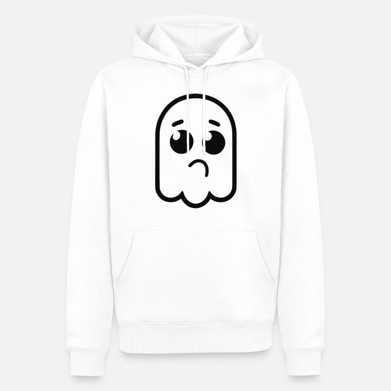 Symbol Minimalismus - Männer Premium Bio Hoodie - Weiß