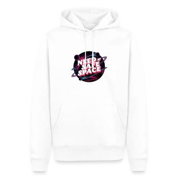 I need my safe space, free space - Men’s Premium Organic Hoodie - white - Front - Nico (187cm)