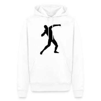 Kugelstoßen - Männer Premium Bio Hoodie - Weiß - Vorne - Nico (187cm)