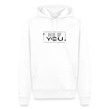 Nouveau vous - Sweat à capuche Premium bio Homme - blanc - Devant - Nico (187cm)