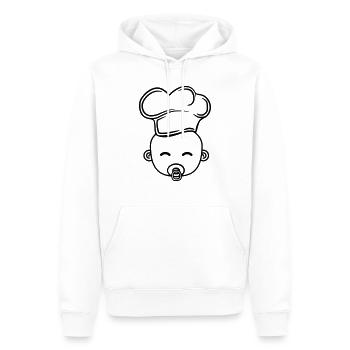 kochtopf koch essen hunger lecker grillen schürze - Männer Premium Bio Hoodie - Weiß - Vorne - Nico (187cm)