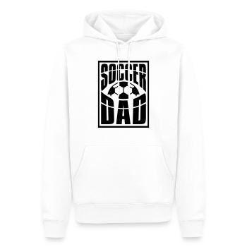 Cool Hobby Soccer Dad - Männer Premium Bio Hoodie - Weiß - Vorne - Nico (187cm)