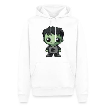 Zombie Halloween Comic - Männer Premium Bio Hoodie - Weiß - Vorne - Nico (187cm)