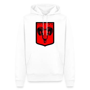 Gotland - Männer Premium Bio Hoodie - Weiß - Vorne - Nico (187cm)