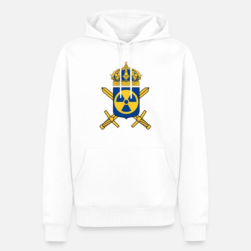 Das schwedische Atomwaffenprogramm - Männer Premium Bio Hoodie - Weiß