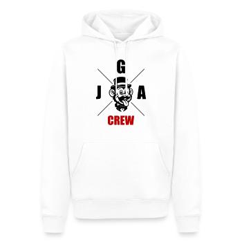 Jga Crew Affe - Männer Premium Bio Hoodie - Weiß - Vorne - Nico (187cm)