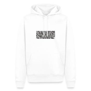 Stadt - Männer Premium Bio Hoodie - Weiß - Vorne - Nico (187cm)