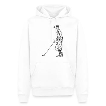 golf golfer golfen spielen player ball sports13 - Männer Premium Bio Hoodie - Weiß - Vorne - Nico (187cm)
