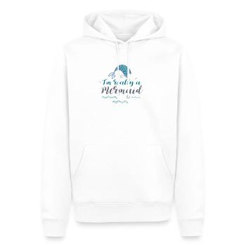 Les sirènes sont de vrais cadeaux de sirène de conte de fées - Sweat à capuche Premium bio Homme - blanc - Devant - Nico (187cm)