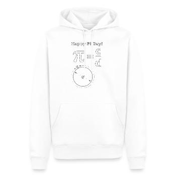 Mathe Pi Day - Männer Premium Bio Hoodie - Weiß - Vorne - Nico (187cm)