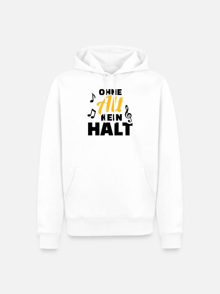 Chor - Männer Premium Bio Hoodie - Weiß