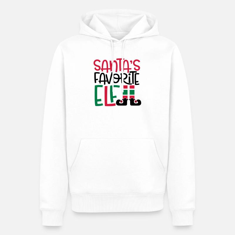 onze - Sweat à capuche Premium bio Homme - blanc