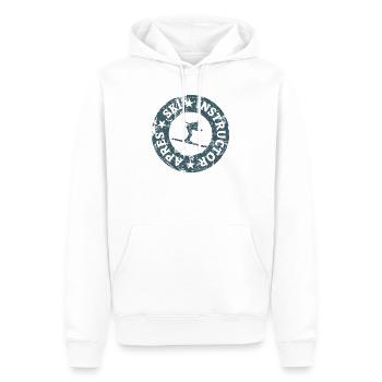 Après-Ski Instructor Skifahrer Qualitätssiegel - Männer Premium Bio Hoodie - Weiß - Vorne - Nico (187cm)