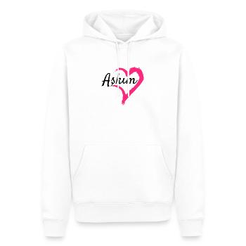 Askim Wort Türkisch Geschenkidee Liebe - Männer Premium Bio Hoodie - Weiß - Vorne - Nico (187cm)