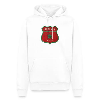 Guelmim Marokko Wappen Flaggen Design - Männer Premium Bio Hoodie - Weiß - Vorne - Nico (187cm)