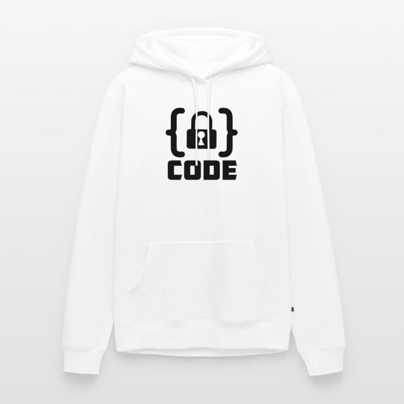 Code avec programmateur de verrouillage Sweat à capuche Premium bio Homme