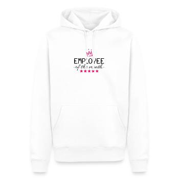 Mitarbeiter des Monats Geschenk - Männer Premium Bio Hoodie - Weiß - Vorne - Nico (187cm)