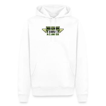 Camper Camping Statement Wanderer Wohnmobil Urlaub - Männer Premium Bio Hoodie - Weiß - Vorne - Nico (187cm)
