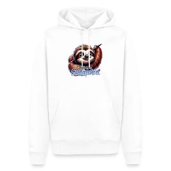 Offizielles Schlafshirt - Männer Premium Bio Hoodie - Weiß - Vorne - Nico (187cm)