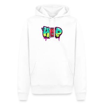 Strassenkunst Graffiti Spraydose Kunst Spruch - Männer Premium Bio Hoodie - Weiß - Vorne - Nico (187cm)