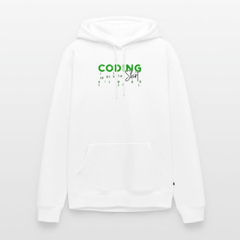 Coden Developer Programmierer Webentwickler Spruch Männer Premium Bio Hoodie