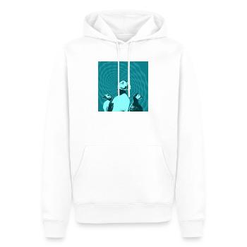 Puffin Gang - Men’s Premium Organic Hoodie - white - Front - Nico (187cm)